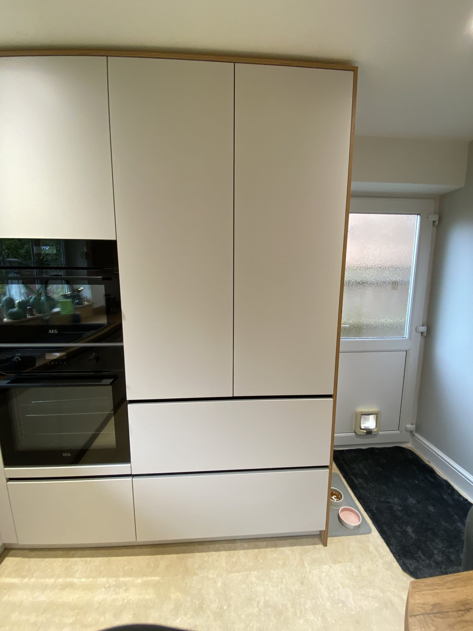 Taupe and Oak Kitchen, Totton