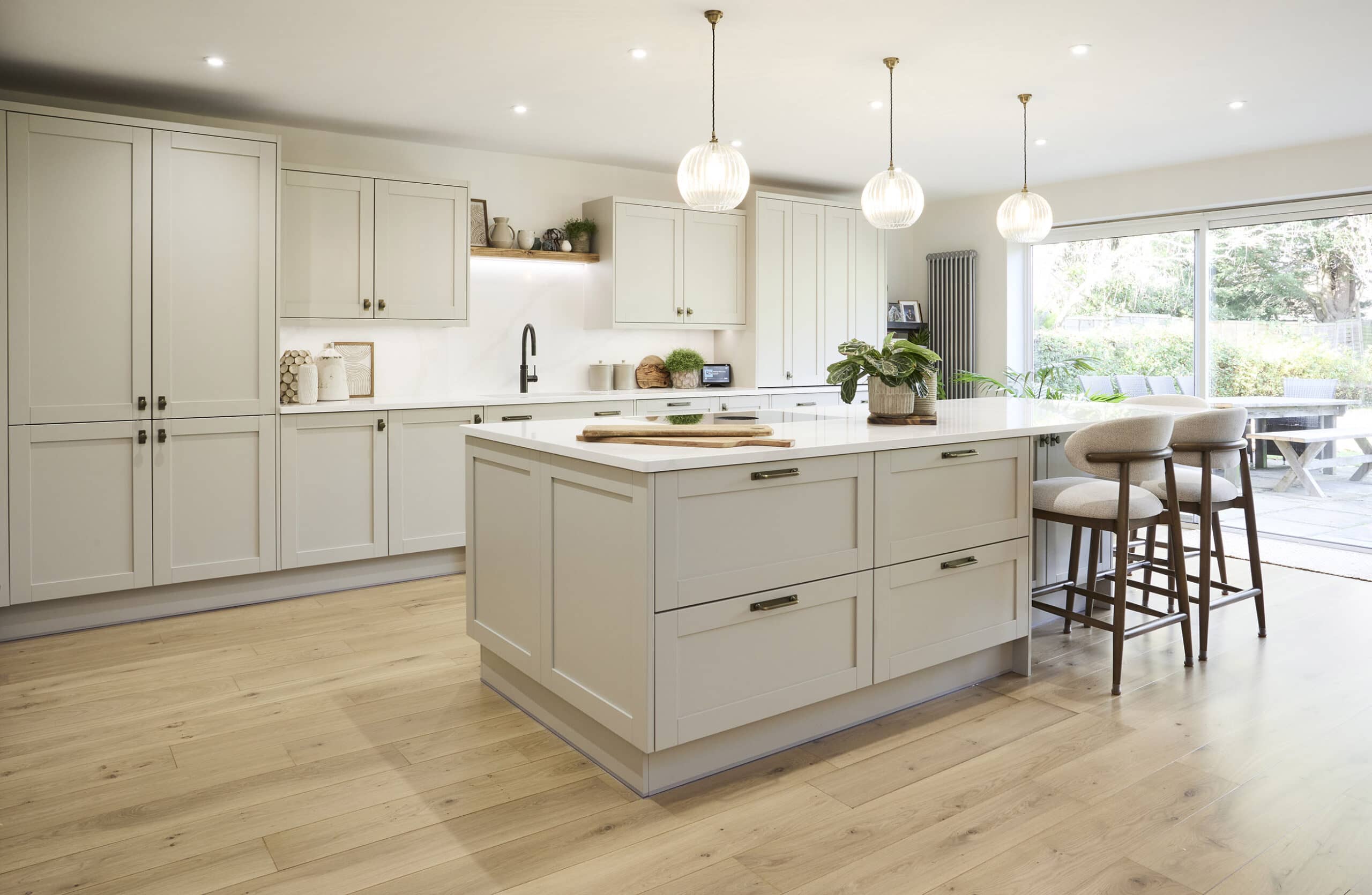 Shaker kitchen detail