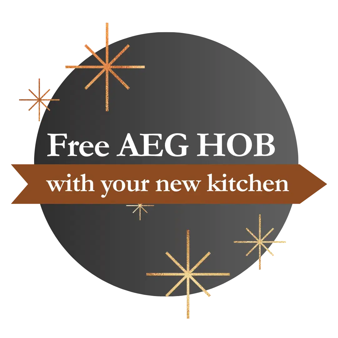 Free AEG Saphir Matt induction hob offer graphic